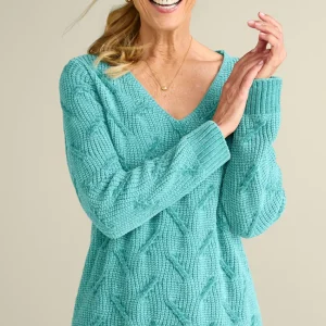 Soft Surroundings Trina Chenille Sweater- Tops | Sweaters & Cardigans