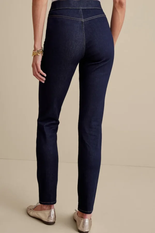 Soft Surroundings Ultimate Denim Pull-On Slim Leg Jeans- Jeans