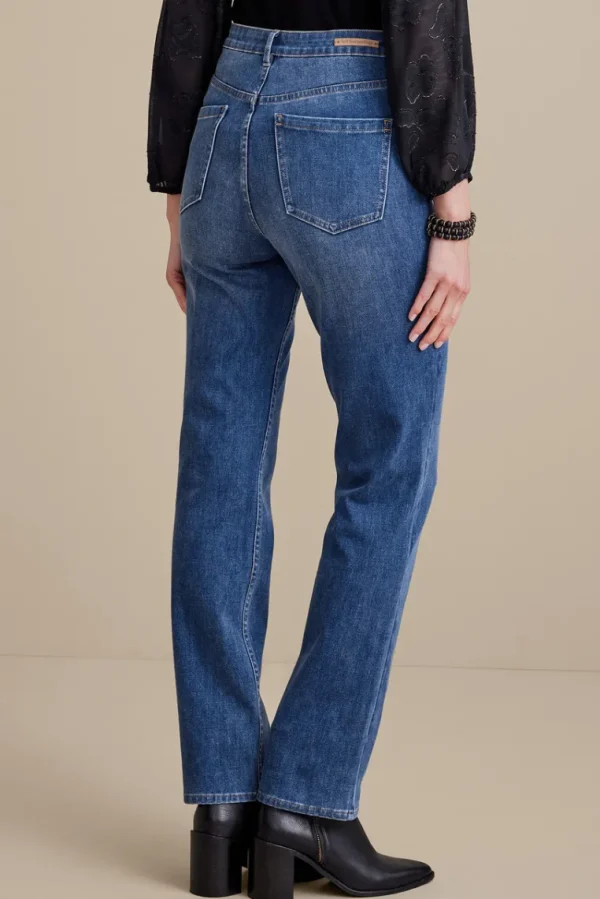 Soft Surroundings Ultimate Denim Straight Leg Jeans- Jeans