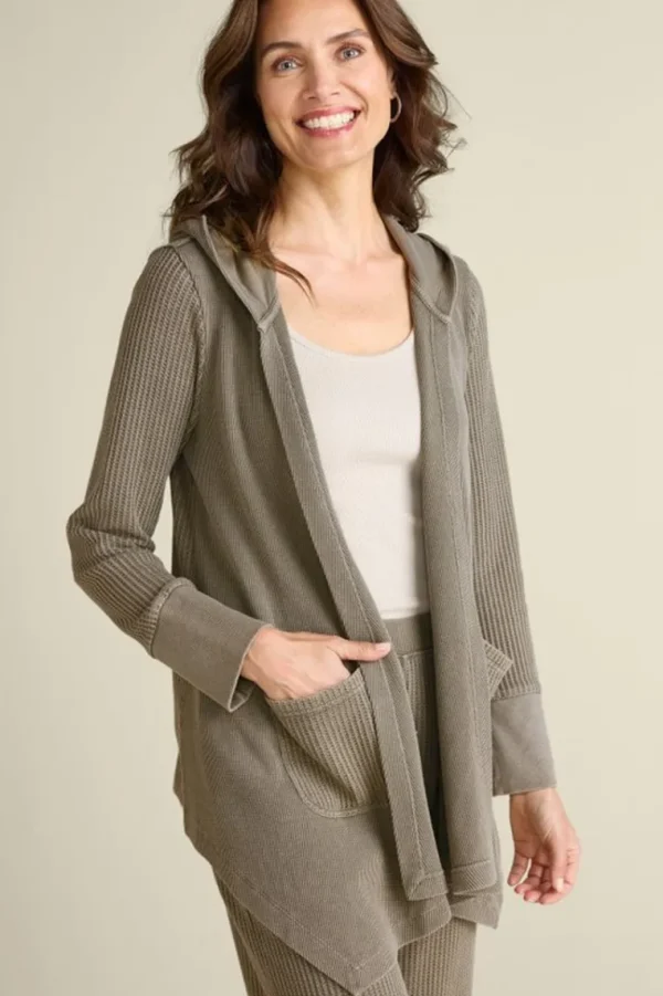 Soft Surroundings Vala Waffle Topper- Toppers | Jackets & Coats