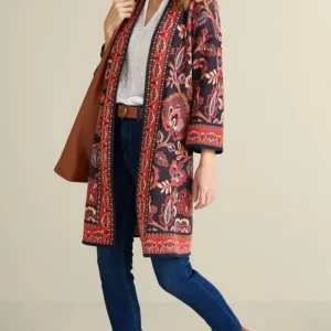 Soft Surroundings Vitrine Jacquard Cardigan- Tops | Sweaters & Cardigans