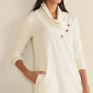 Soft Surroundings Westminster Tunic Sweatshirt- Tops | Tunics & Leggings