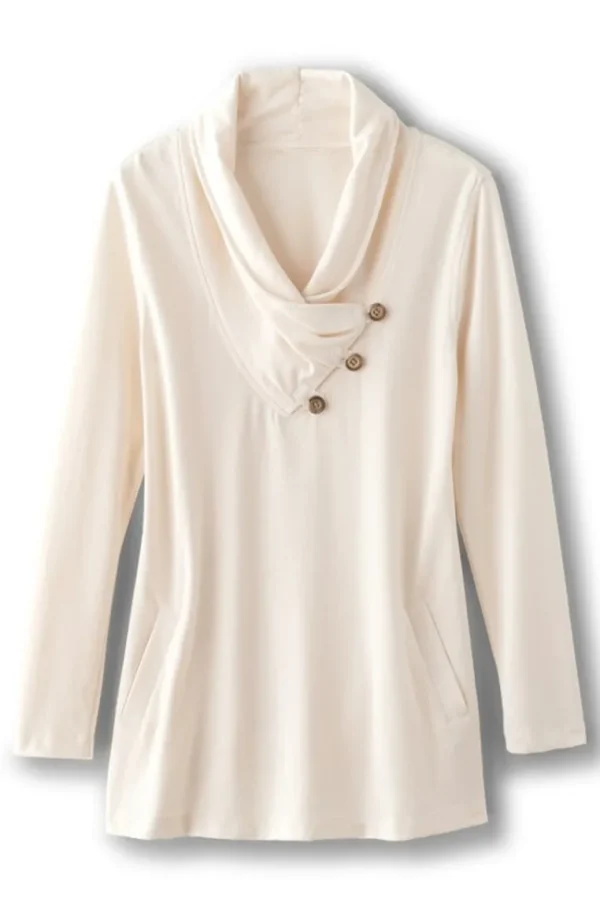 Soft Surroundings Westminster Tunic Sweatshirt- Tops | Tunics & Leggings