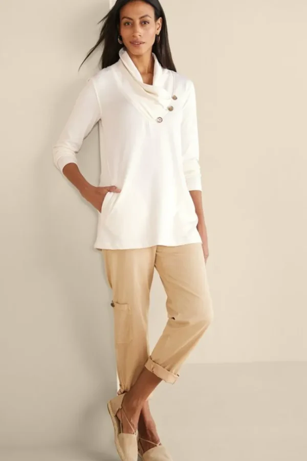 Soft Surroundings Westminster Tunic Sweatshirt- Tops | Tunics & Leggings