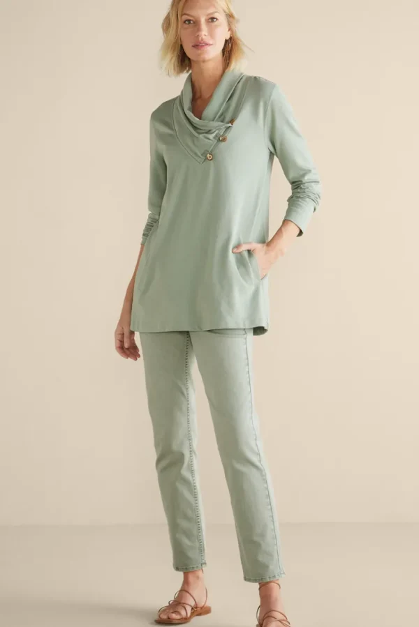 Soft Surroundings Westminster Tunic Sweatshirt- Tops | Tunics & Leggings